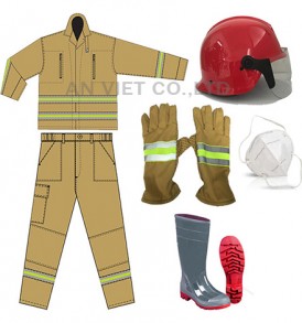 trang phục mặc khi chữa cháy, giúp bảo hộ cho người chữa cháy
